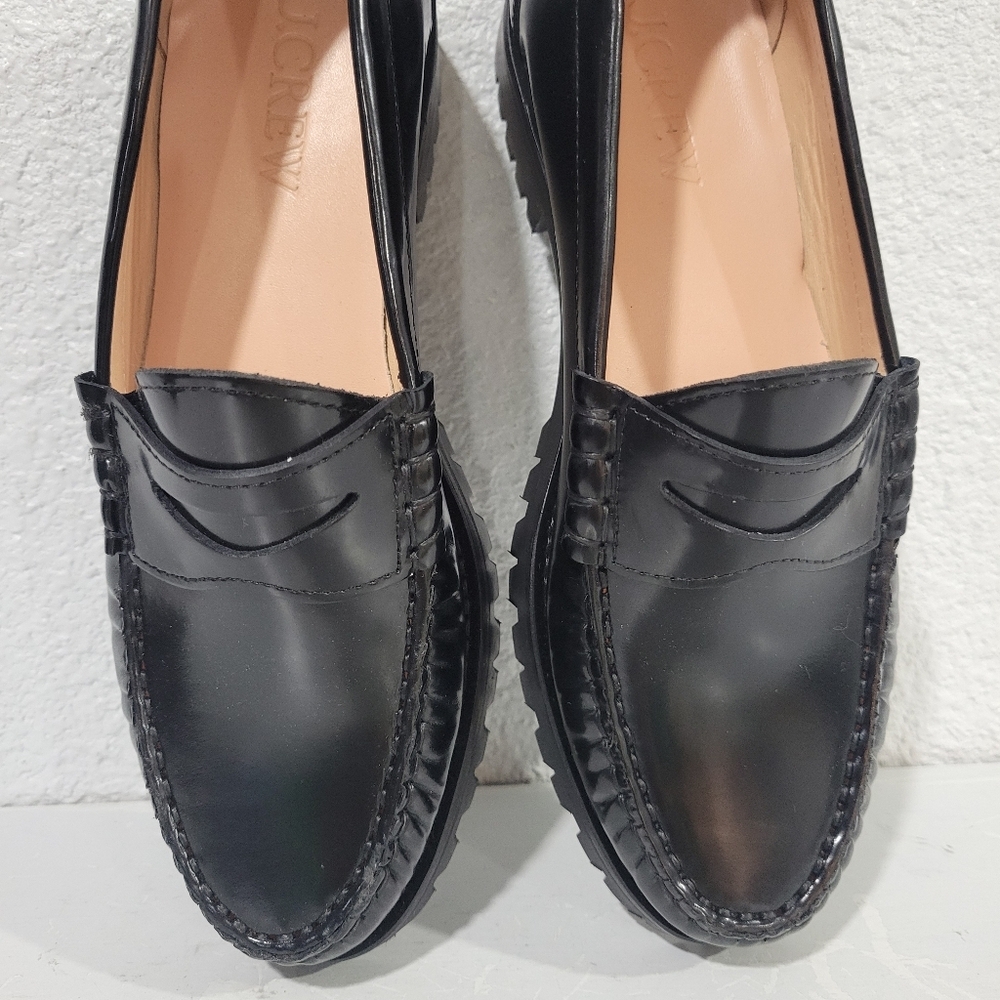 J. Crew Black Leather Loafers - Picture 8 of 12